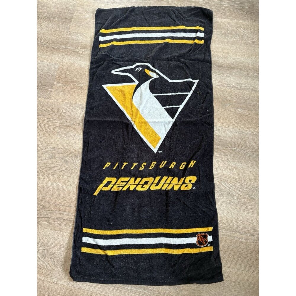NHL Pittsburgh Penguins Beach Towel Vintage